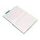 CUADERNO CON GOMILLA ANTARTIK NOTES TAPA DURA A5 HOJAS CUADRICULA VERDE AGUAMARINA 100 HOJAS 80 GR
