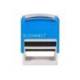 SELLO ENTINTADO AUTOMATICO Q-CONNECT CONTABILIZADO ALMOHADILLA 14X38 MM COLOR AZUL