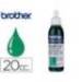 Tinta Brother Verde para sellos automaticos de 20 cc