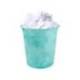 PAPELERA PLASTICO LIDERPAPEL MENTA TRANSLUCIDO 13 LITROS 275X285 MM