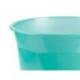 PAPELERA PLASTICO LIDERPAPEL MENTA TRANSLUCIDO 13 LITROS 275X285 MM