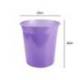 PAPELERA PLASTICO LIDERPAPEL LAVANDA TRANSLUCIDO 13 LITROS 275X285 MM