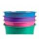 PAPELERA PLASTICO LIDERPAPEL MENTA OPACO 13 LITROS 275X285 MM