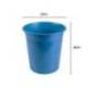 PAPELERA PLASTICO LIDERPAPEL CELESTE OPACO 13 LITROS 275X285 MM