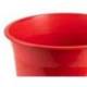 PAPELERA PLASTICO Q-CONNECT ROJO OPACO 13 LITROS