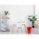 PAPELERA PLASTICO Q-CONNECT ROJO OPACO 13 LITROS