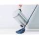 PAPELERA METALICA Q-CONNECT CON PEDAL CROMADA 25X38CM CAPACIDAD 12 LITROS