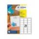 ETIQUETA ADHESIVA AVERY PERMANENTE PARA IMPRESORA LASER BLANCA 63,5X38,1 MM CAJA DE 525 UNIDADES