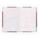 LIBRO CARTONE COSIDO FERNANDES FLECHA DIN A6+ LISO 50 HOJAS 100 GR ROJO