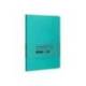 CUADERNO CON GOMILLA ANTARTIK NOTES TAPA BLANDA A5 HOJAS RAYAS TURQUESA 80 HOJAS 80 GR FSC