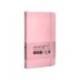 CUADERNO CON GOMILLA ANTARTIK NOTES TAPA DURA A6 HOJAS RAYAS ROSA PASTEL 100 HOJAS 80 GR FSC