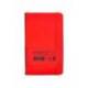 CUADERNO CON GOMILLA ANTARTIK NOTES TAPA DURA A6 HOJAS RAYAS ROJO 100 HOJAS 80 GR FSC