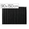 ALFOMBRA PARA SUELO Q-CONNECT PREMIUM PARA INTERIORES ANTIDESLIZANTE FIBRA POLIPROPILENO Y FIELTRO GRIS 90X150 CM