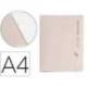 SUBCARPETA CARTULINA TARIFOLD 100% ECOLOGICA 226 G/M2 DIN A4 CON FASTENER COLOR CREMA PACK DE 10 UNIDADES