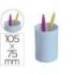CUBILETE PORTALAPICES ARCHIVO 2000 ECOGREEN 100% RECICLADO COLOR AZUL PASTEL