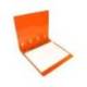 CARPETA 4 ANILLAS 25 MM LIDERPAPEL DIN A4 COLOR NARANJA POLIPROPILENO