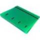 CARPETA 4 ANILLAS 25 MM LIDERPAPEL DIN A4 COLOR VERDE POLIPROPILENO