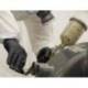 Guantes deltaplus de nitrilo desechable negro caja de 100 unidades talla 9-10
