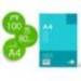 Papel de escritura A4 Liderpapel 80 g/m2 CUADRICULA 4 MM