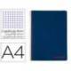 Bloc Liderpapel Din A4 wonder cuadrícula 4mm tapa polipropileno 90 gr color azul