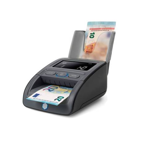 DETECTOR Y CONTADOR DE BILLETES FALSOS SAFECAN 155-S COMPLETE PANTALLA LCD 3,8" MICRO SD 156X120X76 MM