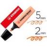 Rotulador Stabilo Boss Pastel Melocoton Sedoso