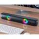 BARRA DE SONIDO Q-CONNECT BLUETOOTH CON ILUMINACION LED Y CONTROL DE VOLUMEN COLOR NEGRO