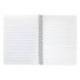 Bloc espiral marca liderpapel cuarto pautaguia tapa extradura 80 h 80 g cuadriculado pautado 3 mm con margen