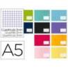 Libreta Liderpapel Write A5 cuadricula 3mm 32 hojas apaisada colores surtidos
