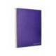 Bloc Liderpapel Din A4 micro jolly cuadrícula 5mm 5 bandas 4 taladros tapa forrada 75 gr color morado