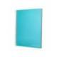 CUADERNO ESPIRAL LIDERPAPEL A4 MICRO JOLLY TAPA FORRADA 140H 75 GR CUADRO 5MM 5 BANDAS4 TALADROS COLOR CELESTE