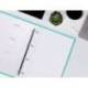 RECAMBIO LIDERPAPEL A4 200+50 HOJAS 90G/M2 CUADRO 4 MM CON MARGEN 4 TALADROS