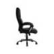 SILLA Q-CONNECT DIRECCION BOLZ ANO SIMIL PIEL BASE METALICA ALT MAX 1260 ANC 650 PROF 730 MM RUEDAS PREMIUM COLOR NEGRO