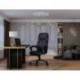 SILLA Q-CONNECT DIRECCION BOLZ ANO SIMIL PIEL BASE METALICA ALT MAX 1260 ANC 650 PROF 730 MM RUEDAS PREMIUM COLOR NEGRO