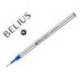 RECAMBIO ROLLER BELIUS COLOR AZUL 0,7 MM CAJA 3 UNIDADES