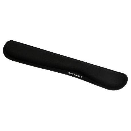REPOSAMUÑECAS Q-CONNECT MEMORY FOAM PARA TECLADO COLOR NEGRO 460X85X25 MM