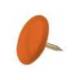 CHINCHETA LISMANIA OFFICE COLOR NARANJA CAJA DE 100 UNIDADES