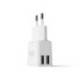 CARGADOR DE PARED GROOVY 2 USB COLOR BLANCO