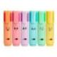 ROTULADOR LIDERPAPEL FLUORESCENTE PASTEL PUNTA BISELADA ESTUCHE DE 6 UNIDADES COLORES SURTIDOS