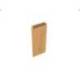 SOBRE PAPEL BASIKA KRAFT NATURAL LISO CON FUELLE XXS 100X200X30 MM PAQUETE DE 25 UNIDADES