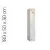 TAQUILLA METALICA SIMONLOCKER 1 PUERTA CON CERRADURA RESPIRADERO Y ETIQUETERO GRIS/GRIS 1800X500X300 MM