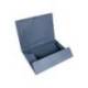 CARPETA LIDERPAPEL GOMAS FOLIO 3 SOLAPAS CARTON PINTADO AZUL 410 G/M2