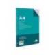 RECAMBIO LIDERPAPEL DIN A4 100 HOJAS 100G/M2 CUADRO 3MM CON MARGEN 4 TALADROS