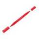 ROTULADOR Q-CONNECT MARCADOR PERMANENTE DOBLE PUNTA COLOR ROJO 0,4 MM Y 1 MM