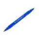 ROTULADOR Q-CONNECT MARCADOR PERMANENTE DOBLE PUNTA COLOR AZUL 0,4 MM Y 1 MM