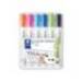 ROTULADOR STAEDTLER LUMOCOLOR 351 PARA PIZARRA BLANCA PUNTA REDONDA 2 MM RECARGABLE ESTUCHE 6 UNIDADES COLORES