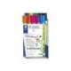 ROTULADOR STAEDTLER LUMOCOLOR 351 PARA PIZARRA BLANCA PUNTA REDONDA 2 MM RECARGABLE CAJA DE 10 UNIDADES COLORES