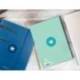 RECAMBIO LIDERPAPEL DIN A4 ANTARTIK 80 HOJAS 90G/M2 CUADRO 5 MM 4 TALADROS 1 BANDA MARCO COLOR MENTA