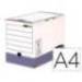 CAJA ARCHIVO DEFINITIVO FELLOWES CARTON RECICLADO DIN A4 200 MM COLOR AZUL