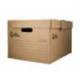 CAJON CONTENEDOR LIDERPAPEL CARTON MANUAL PARA 3 CAJAS ARCHIVO DEF. FOLIO / 3 ARCHIVADORES A-Z 387X333X260MM